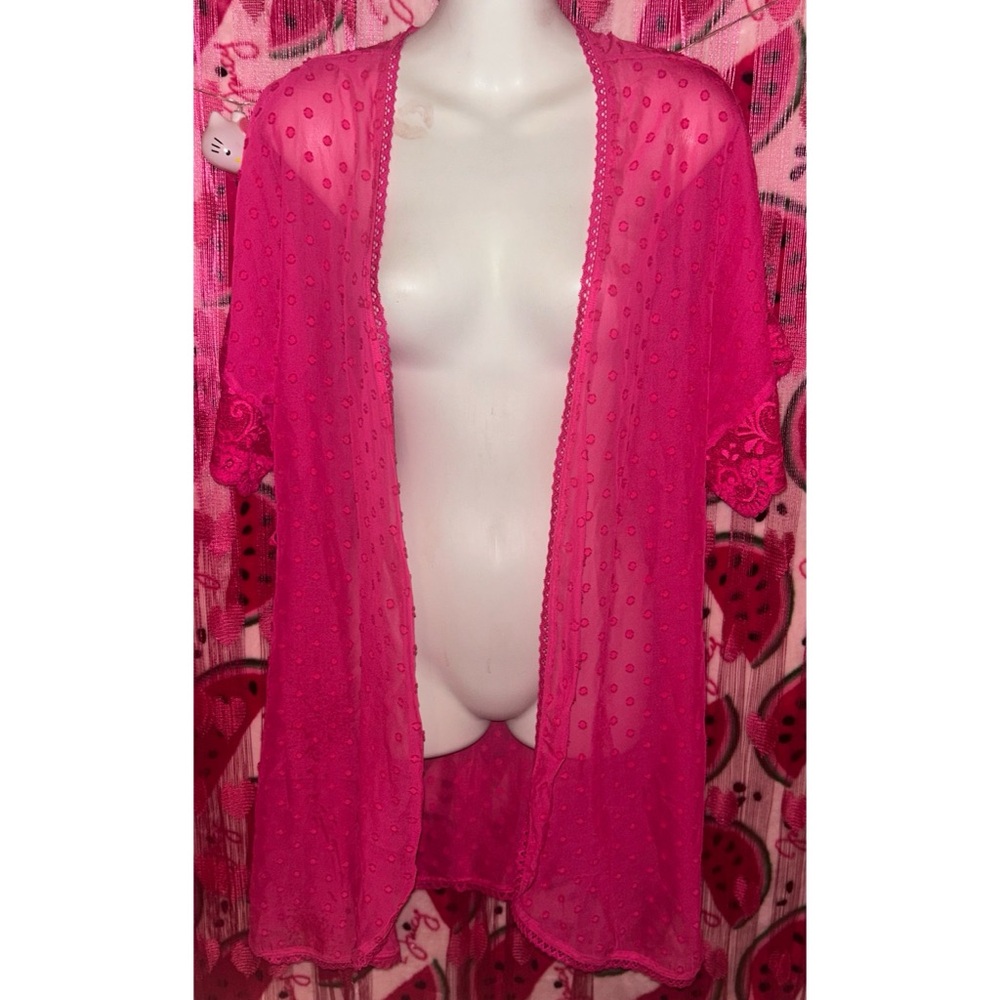 🩷 In Bloom Lightweight Robe with Open Front Design